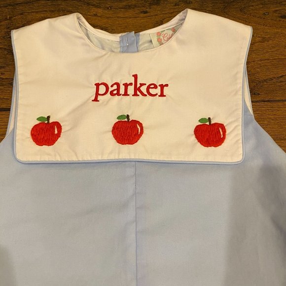 3T Parker Apple Romper Cecil & Lou - Picture 2 of 2